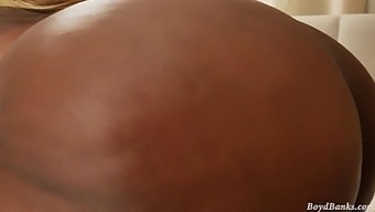A Busty Bbw Enjoying A Big Black Cock