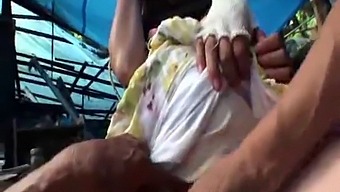 A Pregnant Japanese Woman Gets Penetrated By A Homeless Man