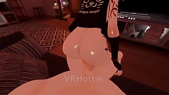 Vrchat Pov Élmény Tánccal És Őrléssel A Kanapén, Fasszal