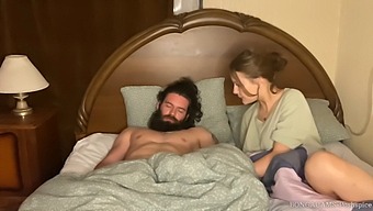 A Steamy Night With A Stepmom Turned Into A Wild Throat Action (With Subs)