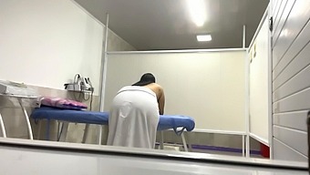 Chubby Latina Patient Anesthetized And Massaged In Medical Office